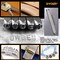 36 Pieces Steel Metal Alphabet and Figure Punch Set (5/32”) 4mm Uppercase,Steel Number and Letter Punch Set, Jewelry Craft Stamping Tool.